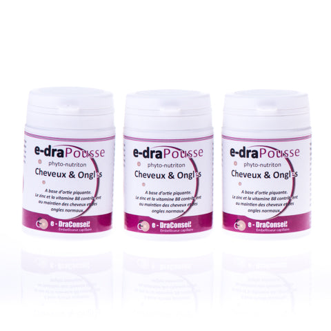e-draPousse - Hair Vitamins - 3 Months Supply